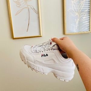 Pair of Fila Disruptors